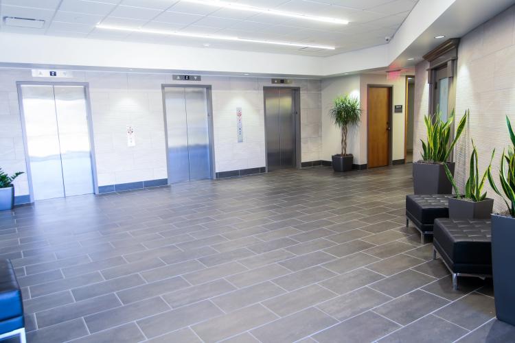 Grand Centre office space for lease  lobby