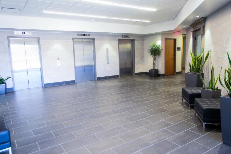 Grand Centre office space for lease lobby