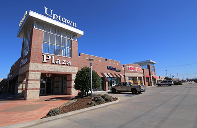 Uptown Plaza retail space for lease Midwest City, Ok exterior photo