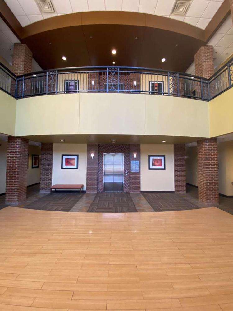 Memorial Plaza office space for lease Oklahoma City, OK interior elevators