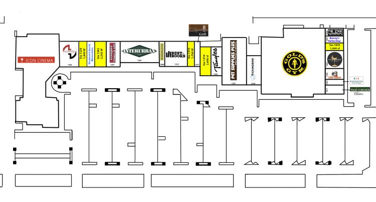 retail space for lease in Kickingbird Square, Edmond, Ok site plan
