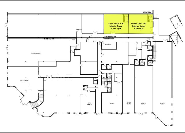 storage space for lease, Edmond, Ok floor plan