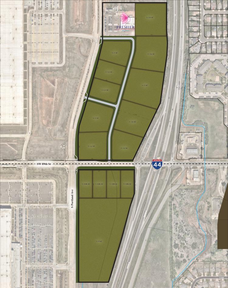 Lariat Landing rendering 3 retail land for lease South Oklahoma City