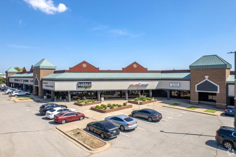 Shopping Center retail space for lease Oklahoma City, Ok partial aerial view