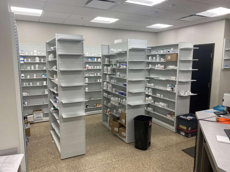 former pharmacy space available for lease in NW Oklahoma City, OK interior photo