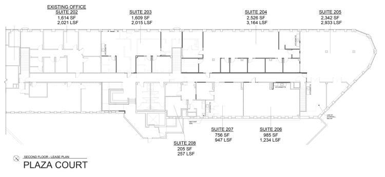 Midtown office space for Lease oklahoma City, OK floor plan