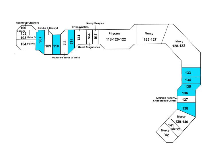 Quailbrook Plaza retail space for lease Oklahoma City, OK site plan
