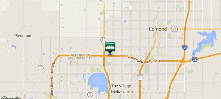 3121 Quail Springs for lease - road map