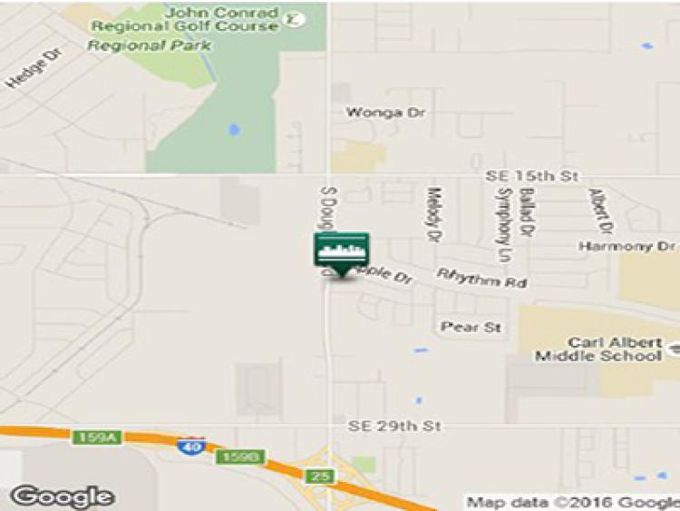 2200 S Douglas office space for lease OKC map
