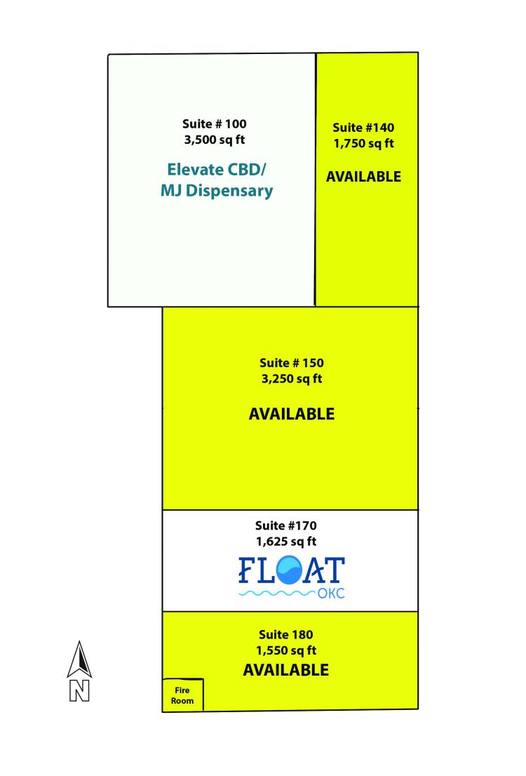 15th Street Station retail/office space for lease Edmond, OK site plan