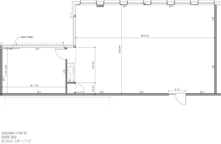 525 NW 11th Street, Oklahoma City, Ok office space for Lease Suite 202 floor plan