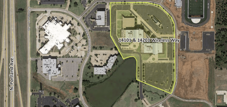 14101 Wireless Way Dobson map outline