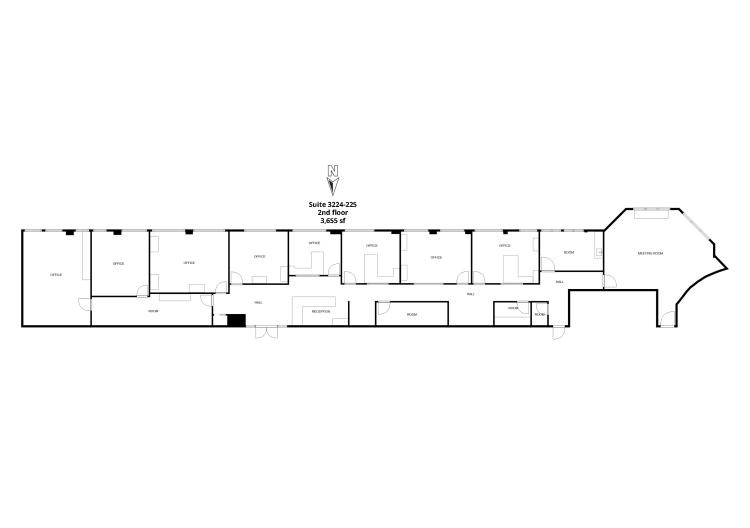Shoppes on Broadway retail for lease Edmond, Ok floorplan