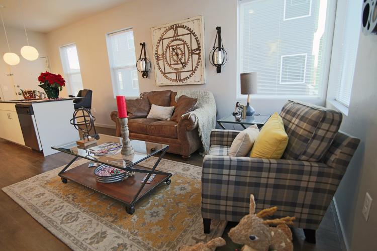 The Seven living room model