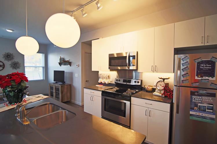 The Seven office kitchen
