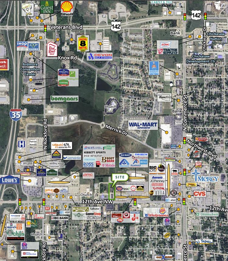 retail/office building for lease Ardmore, OK