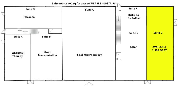 105 E Industrial Rd, Guthrie Ok retail space for lease 1st floor - 1st floor - floor plan