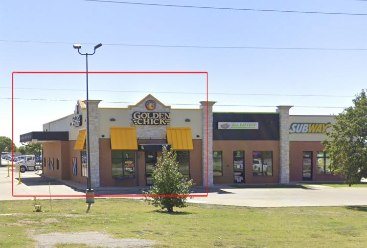 Retail fast food restaurant for lease Enid, OK exterior photo