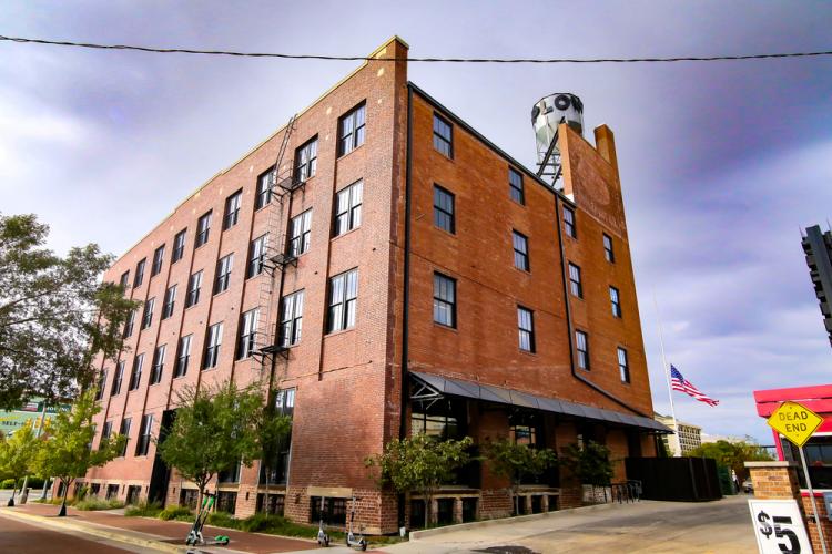 office space for lease in Bricktown, Oklahoma City, OK exterior rear photo
