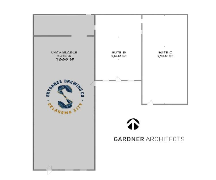 1 NE 7th Street, retail office space for lease floor plan in Oklahoma City, OK