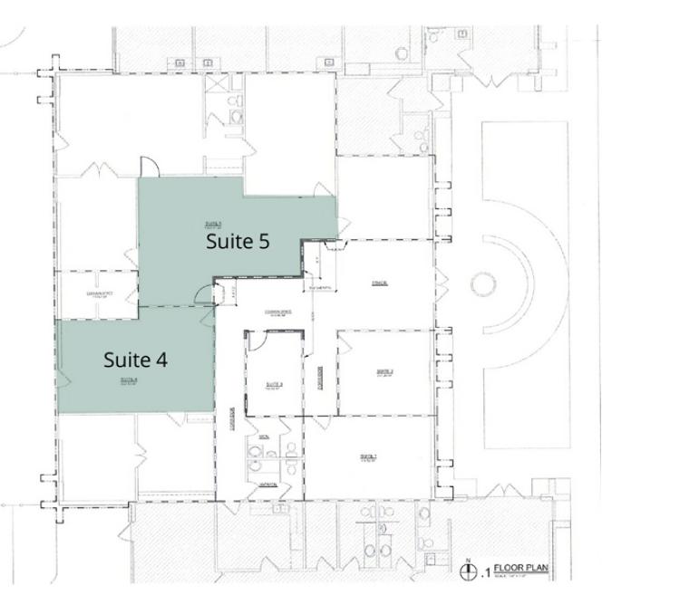 office space for lease north Oklahoma City, OK floor plan
