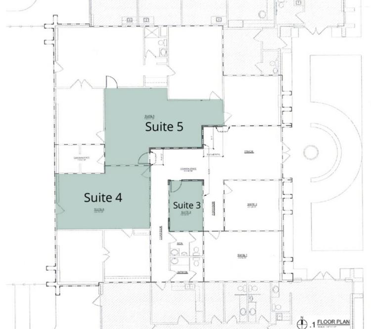 office space for lease north Oklahoma City, OK floor plan