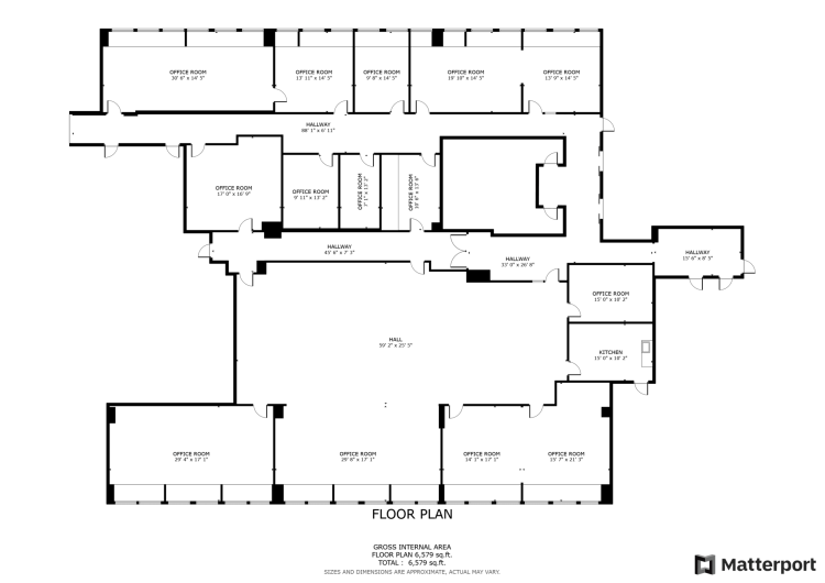 office / medical space for lease Oklahoma City, Ok floor plan
