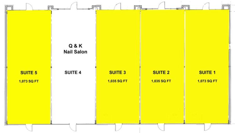 The Suites at Kingfisher retail space for lease, Kingfisher, Okla - floor plan
