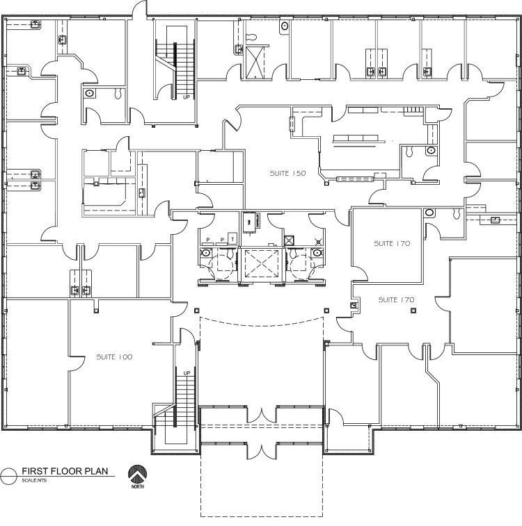 Memorial Plaza office space for lease Oklahoma City, OK floor plan 1st floor