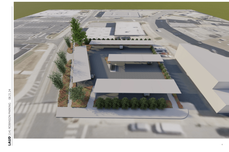 ofc building for lease downtown OKlahoma City, Ok parking rendering