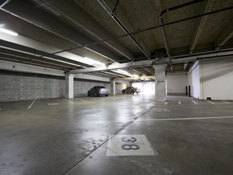 Grand Centre office space for lease parking garage