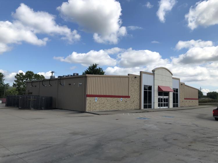 freestanding for sublease building Keota, Oklahoma front of building