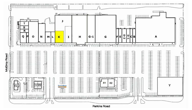 Pioneer Square retail space for lease Stillwater, Ok site plan