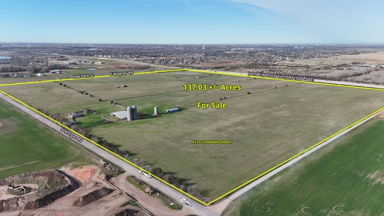 land for sale Yukon, OK aerial