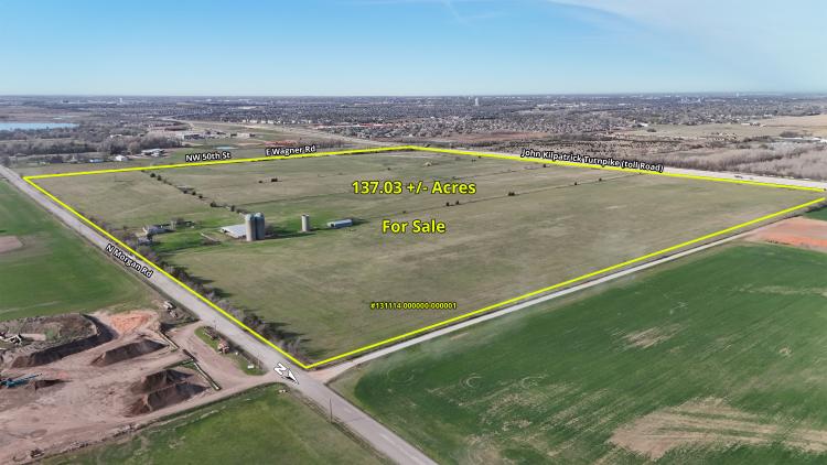 land for sale Yukon, OK aerial