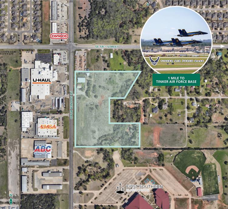LAND - SE 59th & Sooner Road