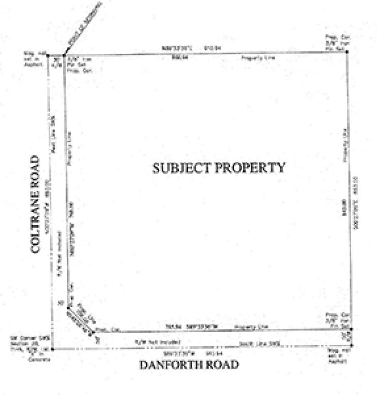 17 Acres - retail Land for Sale  E Danforth Rd & N Coltrane, Edmond - site plan