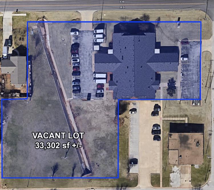 building for sale as is -744 SE 25th, Oklahoma City, OK aerial shot