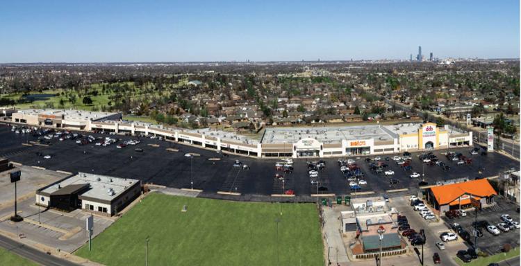 south Oklahoma City, OK retail shopping center & pad sites for sale aerial2