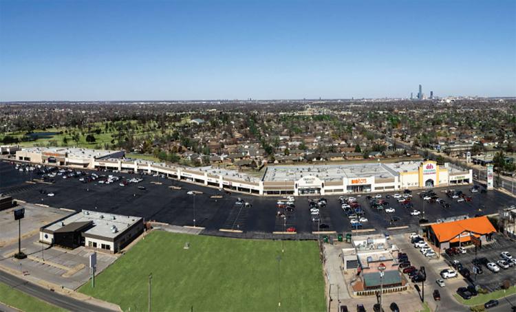 south Oklahoma City, OK retail shopping center & pad sites for sale aerial3