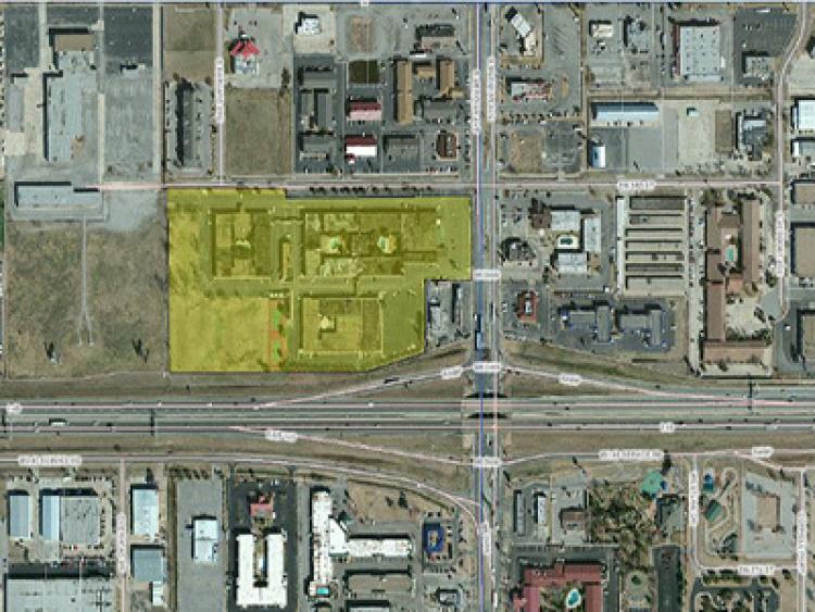 land for sale at I-40 & Meridian Ave Oklahoma City, Ok aerial