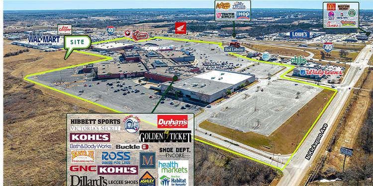 retail 4.7 acres for sale Shawnee, OK aerial