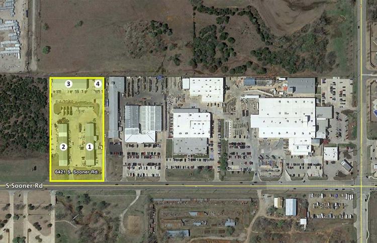 Industrial Space For Sale - 6421 S Sooner Road - Aerial photo
