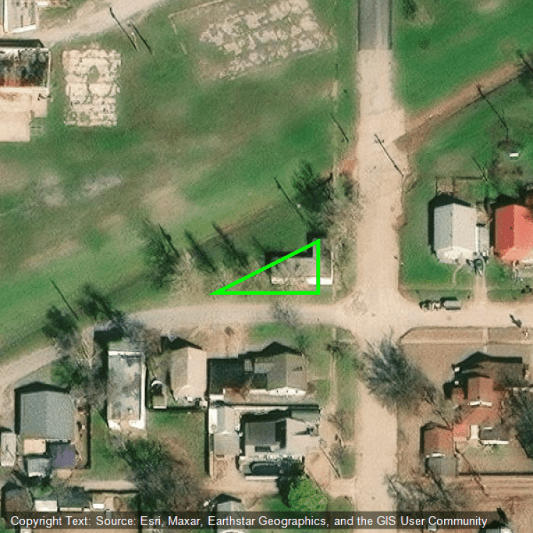 retail property for sale Carnegie, Ok aerial