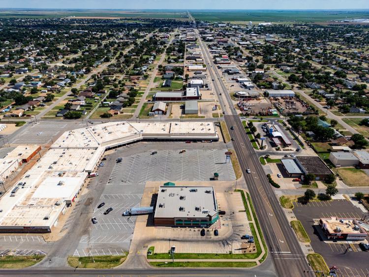 Altus Plaza for sale, Altus, Ok aerial
