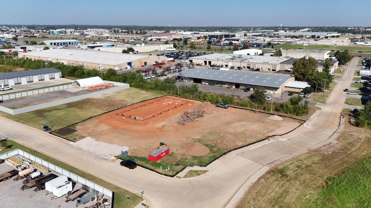 industrial building for Sale, West Oklahoma City, OK aerial