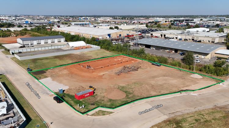 industrial building for Sale, West Oklahoma City, OK aerial