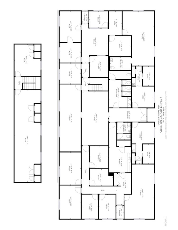 Office property for sale or lease S Oklahoma City, OK - floor plan