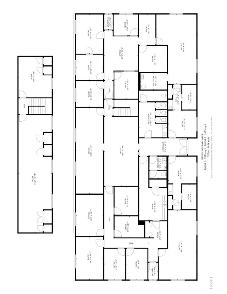 Office property for sale or lease S Oklahoma City, OK - floor plan