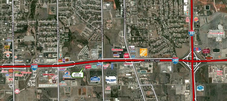 former car dealership for sale south Oklahoma City, OK retailer aerial
